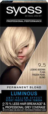 FARBA ZA KOSU 9-5 LEDENO BISERNO PLAVA SYOSS