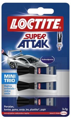 LOCTITE SUPER BOND MINI TRIO 3X1g
