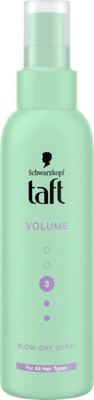 SPREJ SUŠENJE KOSE TAFT VOLUME150ML