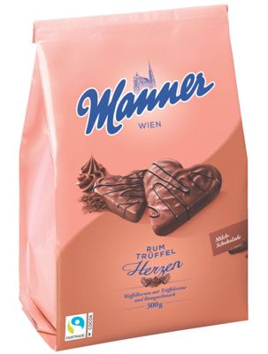 BISKVIT RUM SRCE 300GR MANNER