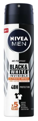 DEO SPREJ NIVEA B&W ULT. IMPACT ZA MUŠKARCE 150ML BEIERSDORF