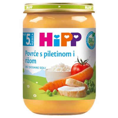 BEBI KASICA HIPP POVRCE S A PIRINCEM I PILETINOM HI