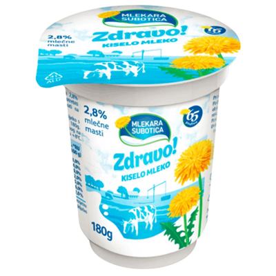 180G ZDRAVO KIS.MLEKO 2.8%MM-STAND.-VAR.