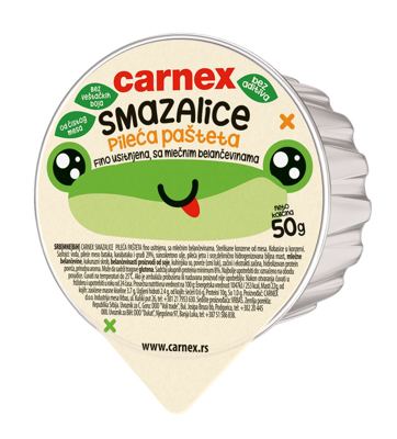 SMAZALICE PILECA PAŠTETA 50G CARNEX