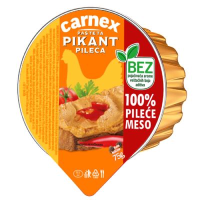 CARNEX PASTETA 75GR PILECA-PIKANT