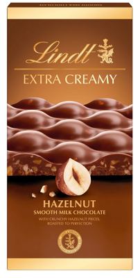 COKOLADA LINDT EXTRA CREAMY HAZELNUT 80G