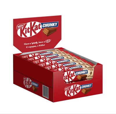 40GX36 NESTLE KIT KAT CHUNKY-STAND.-VAR.