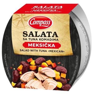 TUNA SALATA MEKSIČKA COMPASS 160G