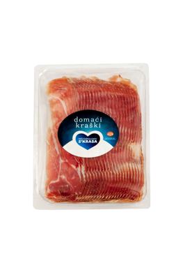 PRSUT DOMACI DIMLJENI NAREZAN 500GR.Z DEZELE