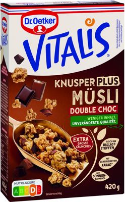 MUSLI DR OETKER KRISPI + 2 VRSTE ČOKOLADE 420G
