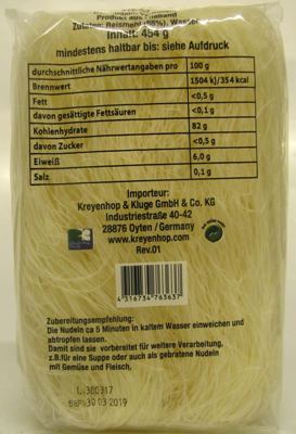 454G NUDLE VERMICELLI-STAND.-VAR.