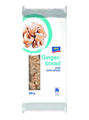 500G ARO-ICED GINGERBREAD WITH SPICES-STAND.-VAR.