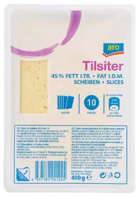 400G ARO TILSITER LISTICI 45%-STAND.-VAR.