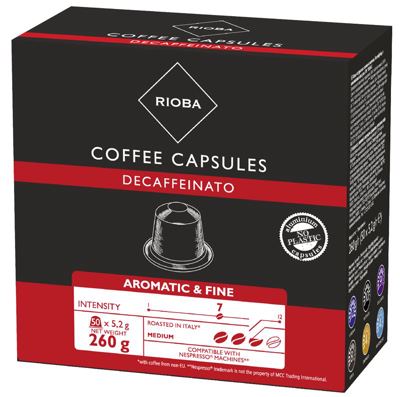 50X5.2G RIOBA NESPRESS DECAFF-STAND.-VAR.