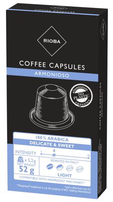 10X5.2G RIOBA NESPRESSO ARMONI-STAND.-VAR.