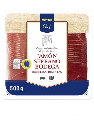 500G MC JAMON SERRANO BODEGA-STAND.-VAR.