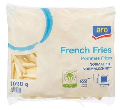 1KG ARO POMFRIT 9X9-STAND.-VAR.