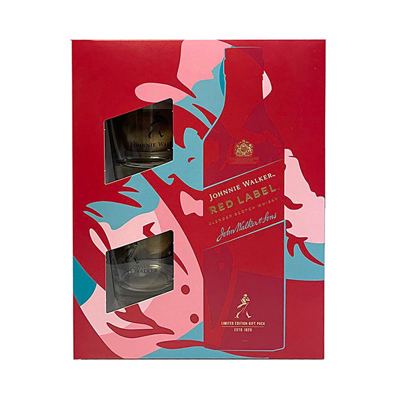 JW red poklon pakovanje + 2 case viski