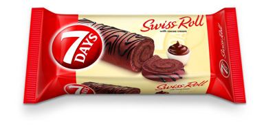 7DAYS SWISS ROLL COCOA 200G