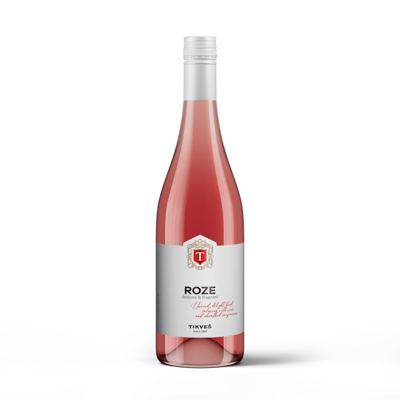 VINO 0.75L ROZE TIKVEŠ 1/6
