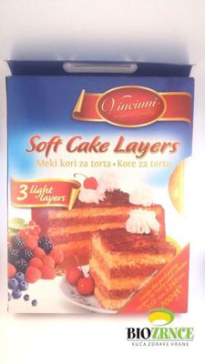 KORE ZA TORTU SVETLE VINCINNI 700G