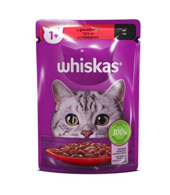 Whiskas kesica govedina 85g