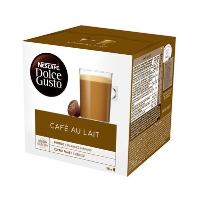 NESCAFE DG KAPSULE CAFE AU LAIT 160GR