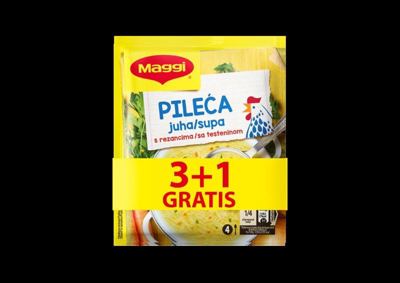 SUPA MAGGI PILEĆA 3+1 GRATIS 37GR NESTLE