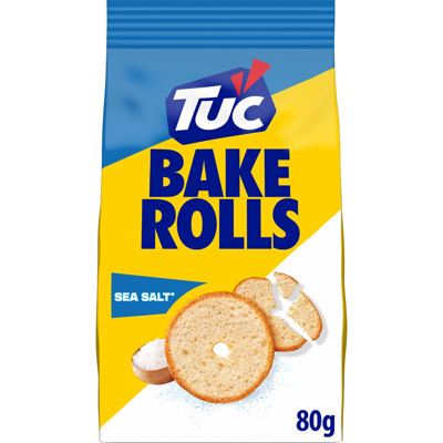 Dvopek TUC BAKE ROLLS 80g salt 15