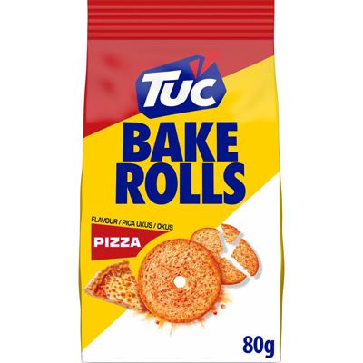 TUC BAKE ROLLS PIZZA 80G
