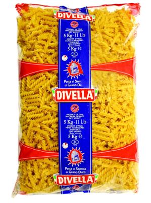 5KG DIVELLA FUSILLI-STAND.-VAR.