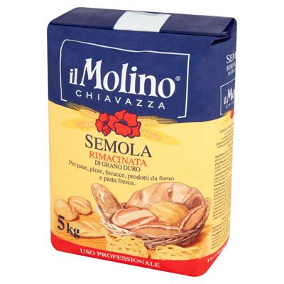 5KG MOLINO RIMACINATA SEMOLINA-STAND.-VAR.