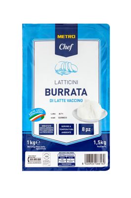 8X125G MC BURRATA-STAND.-VAR.