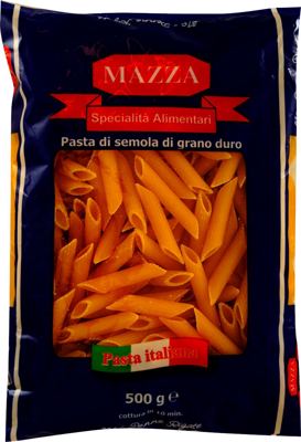 TESTENINA PENNE RIGATE 500 GR MAZZA