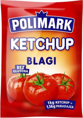 KEČAP 180ML BLAGI 1/14 KESA POLIMARK