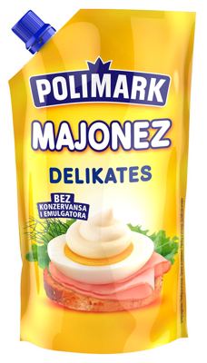 MAJONEZ 280ML DELIKATES DOJPAK 1/10 POLIMARK