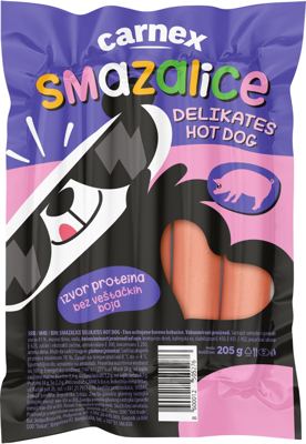 SMAZALICE DELIKATES HOT DOG 205G
