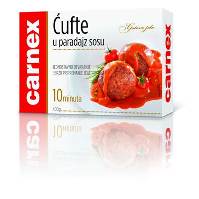 ĆUFTE PARADAJZ SOSU 400GR GOTOVO JELO 1/15 CARNE