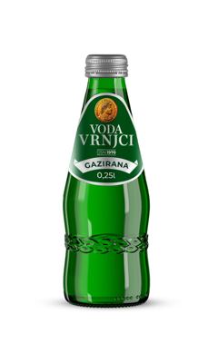 VRNJCI VODA GAZ 0,25L STAKLO