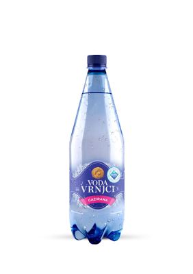 VODA VRNJCI GAZIRANA 1L PET 1/6
