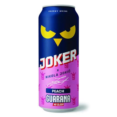 GUARANA JOKER PEACH 0.5L CAN 12/1
