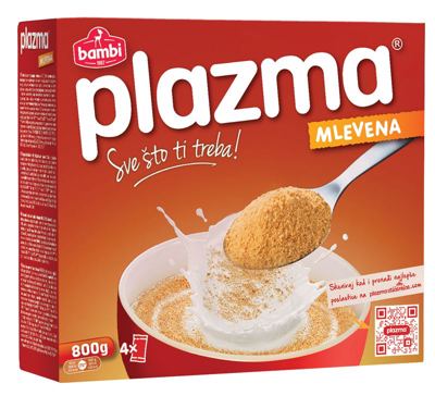 Keks Plazma Bambi Mlevena 4×200 g