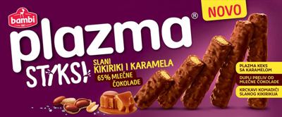 PLAZMA STIKS SLANA KARAMELA I KIKIRIKI 120G