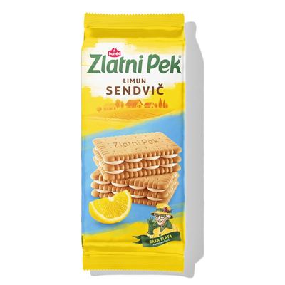 ZLATNI PEK LIMUN SENDVIČ KEKS 144G