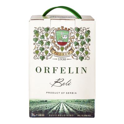VINO ORPHEL.-3L BELO BOX-KOVACEV