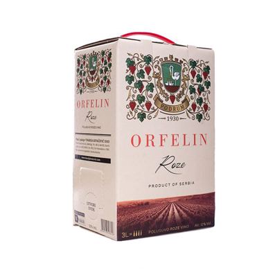 VINO ORPHEL.-3L ROZE BOX KOVACEV