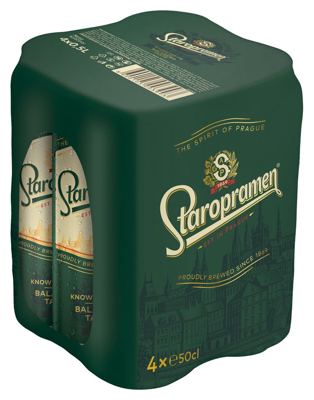 PIVO STAROPRAMEN 4X0.5L LIMENKA