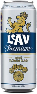 Pivo Lav premium limenka 0500 Carlsberg 24