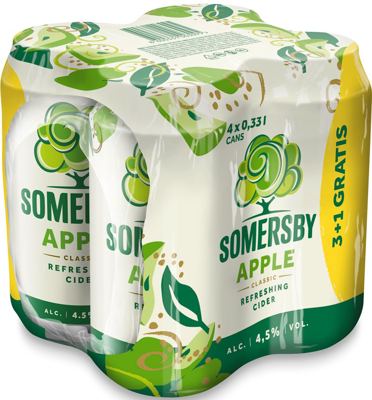 SOMERSBY JABUKA 0.33L LIMENKA 3+1