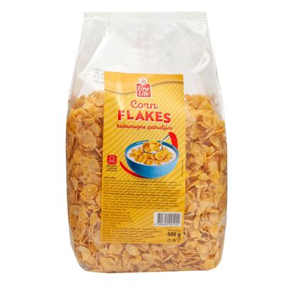 500G FINE LIFE CORN FLAKES-STAND.-VAR.